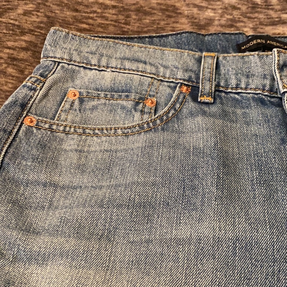 💙Modern American Highlander Boyfriend Jean Shorts💙 - Picture 2 of 5